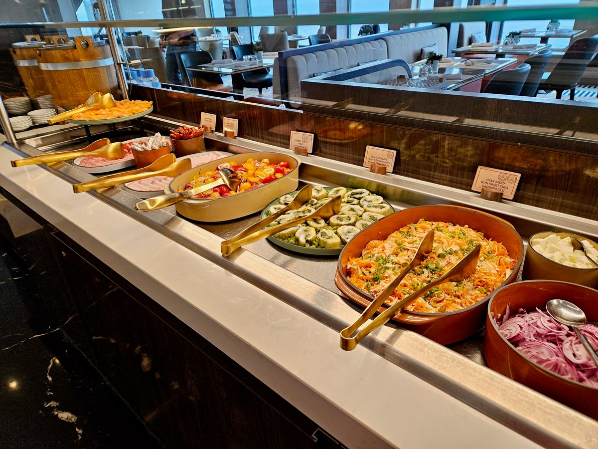 Antarctica cruise food buffet 