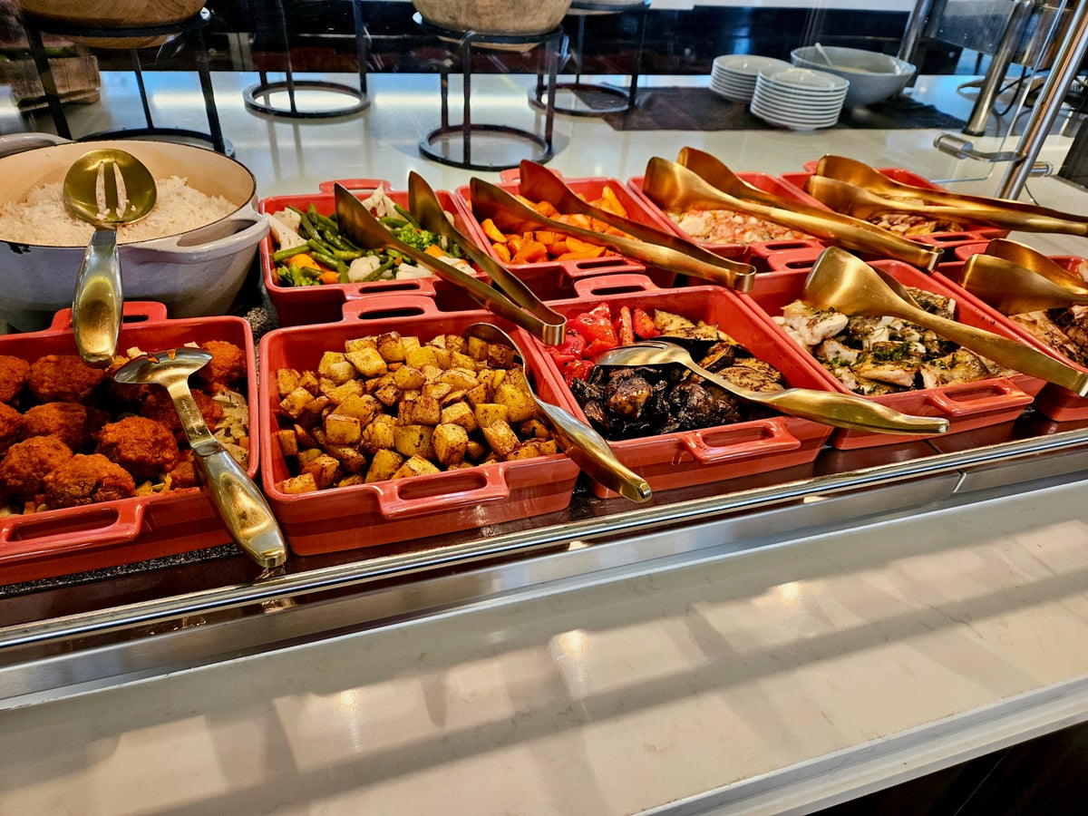 Antarctica cruise food buffet 