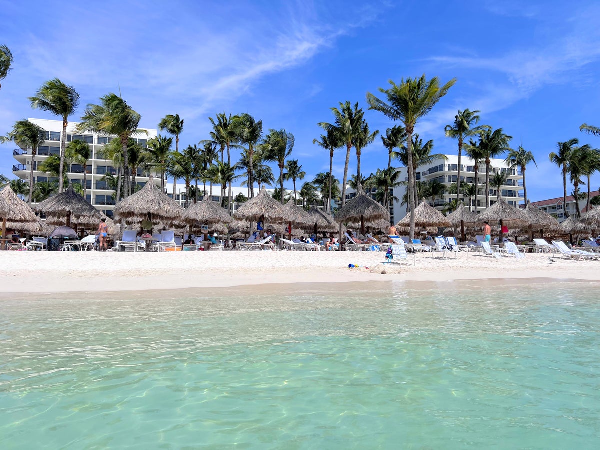 Aruba Marriott Resort beach view