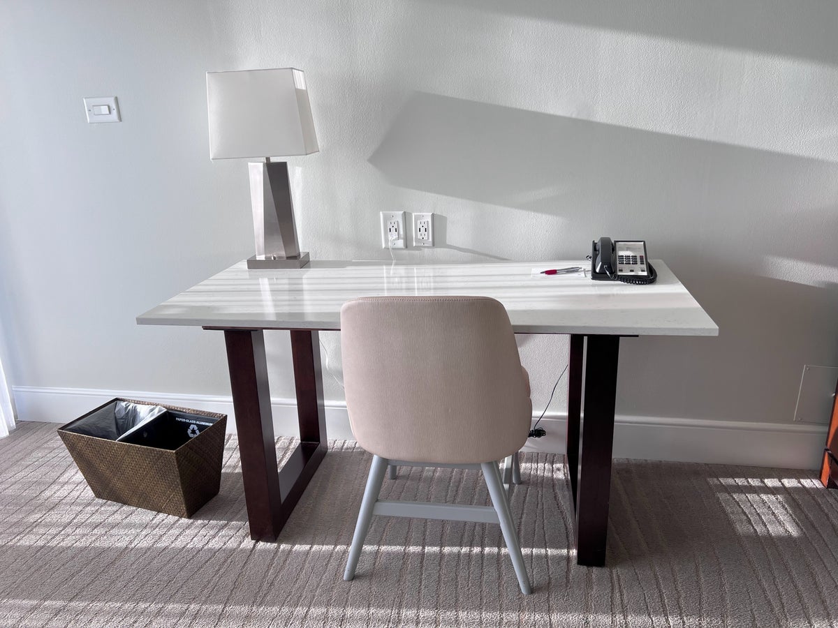 Aruba Marriott Resort guest room desk