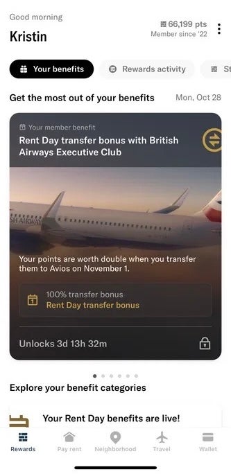 Bilt Rewards BA Transfer Bonus