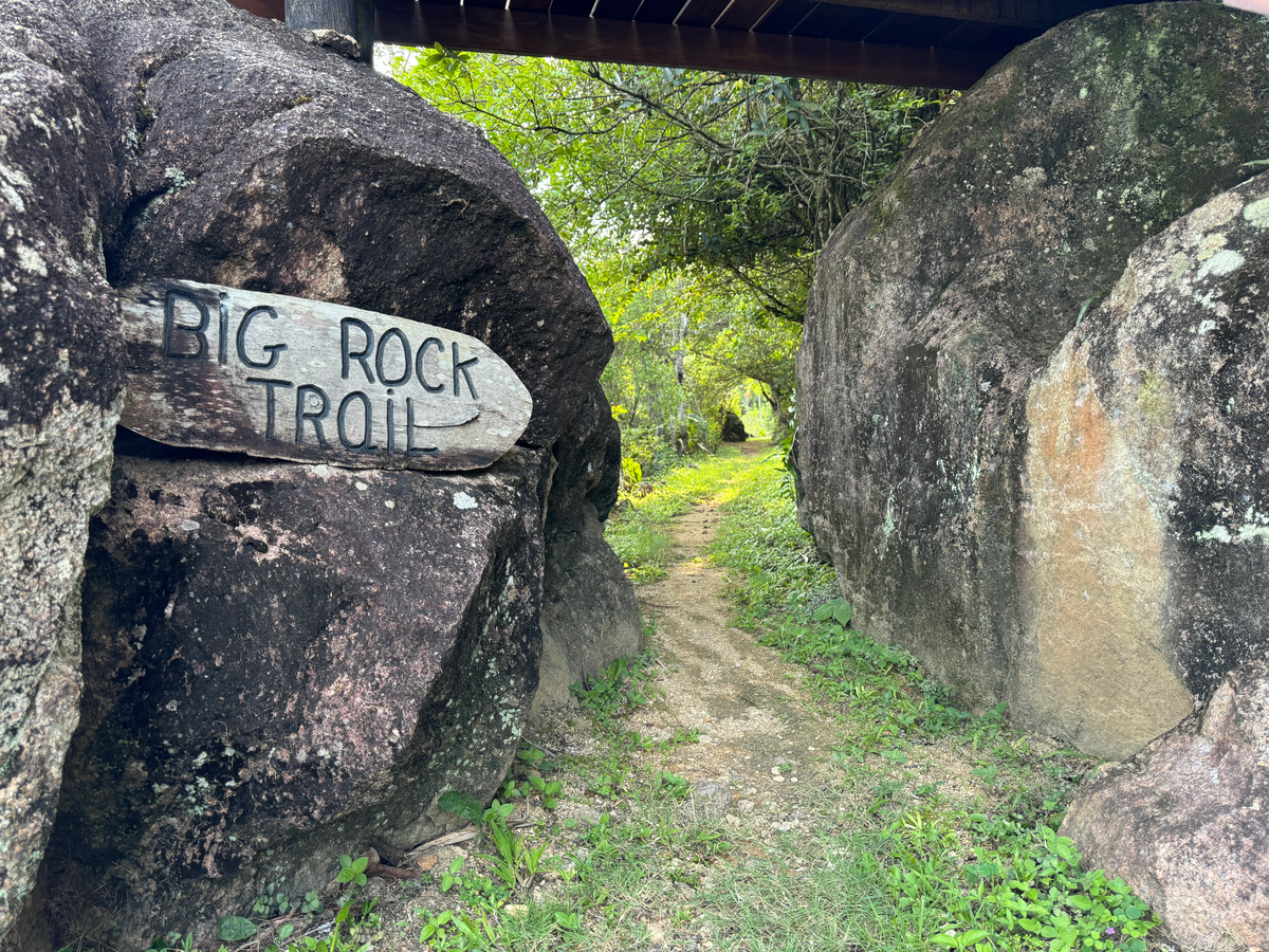 Blancaneaux Lodge Belize Mr Mrs Smith Big Rock trail