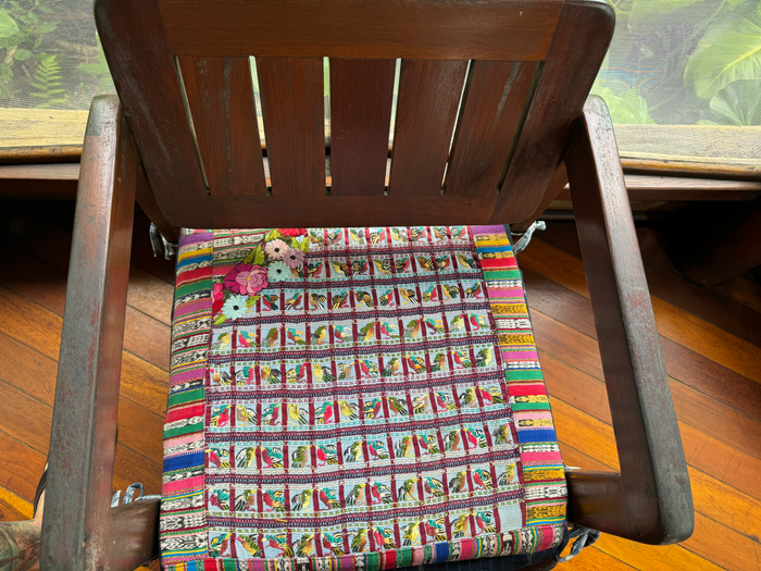 Blancaneaux Lodge Belize Mr Mrs Smith chair cover pattern Blancaneaux Lodge Belize Mr Mrs Smith chair cover pattern