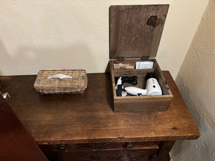 Blancaneaux Lodge Belize Mr Mrs Smith hairdryer Blancaneaux Lodge Belize Mr Mrs Smith hairdryer