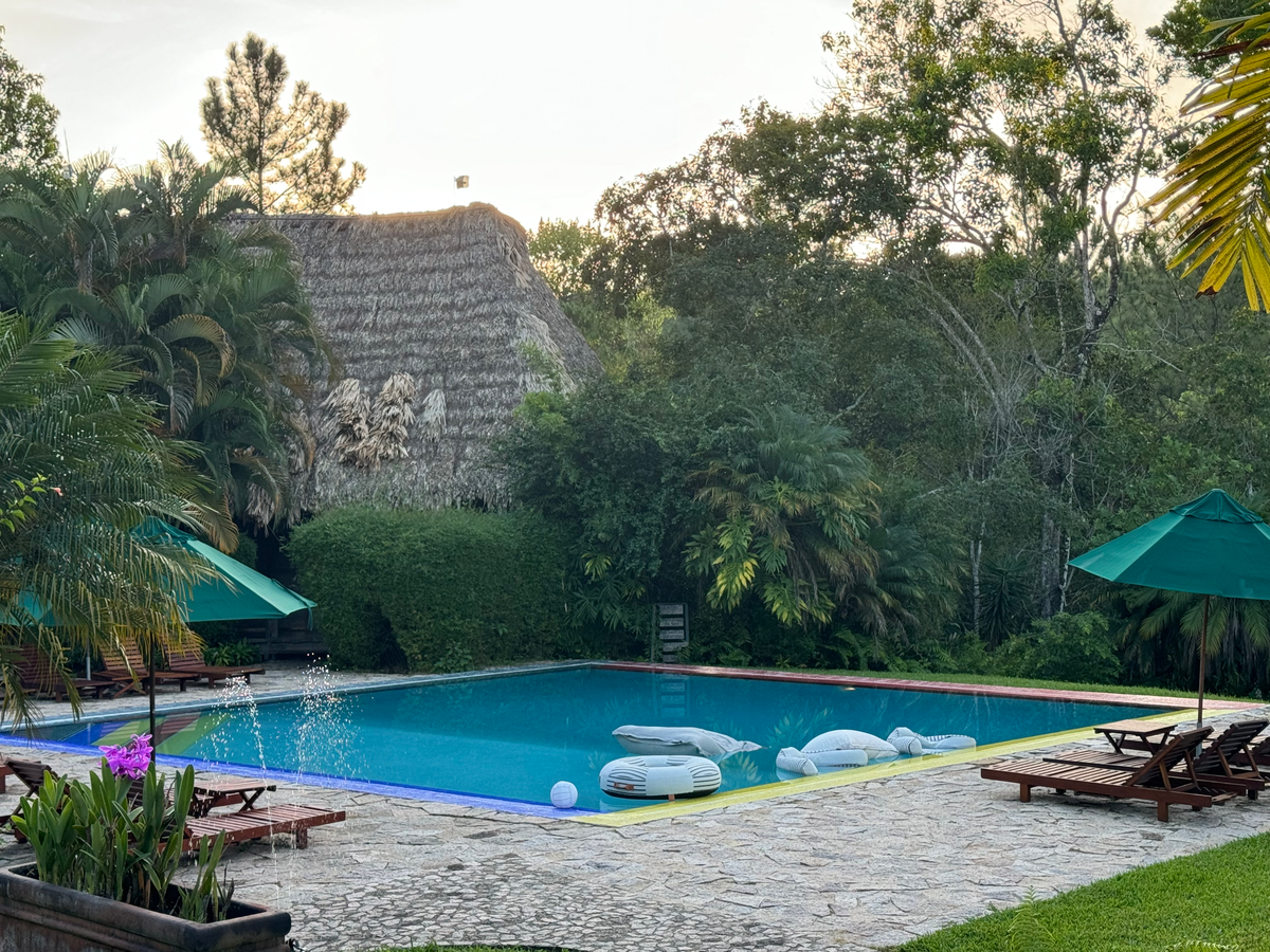 Blancaneaux Lodge Belize Mr Mrs Smith main pool