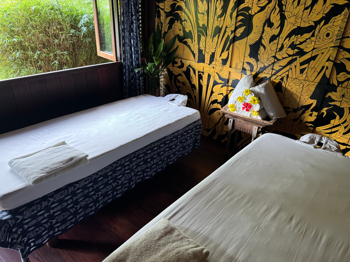 Blancaneaux Lodge Belize Mr Mrs Smith spa inside view Blancaneaux Lodge Belize Mr Mrs Smith spa inside view