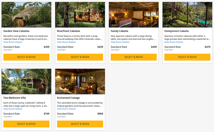 Blancaneaux Lodge World of Hyatt cash cost Blancaneaux Lodge World of Hyatt cash cost