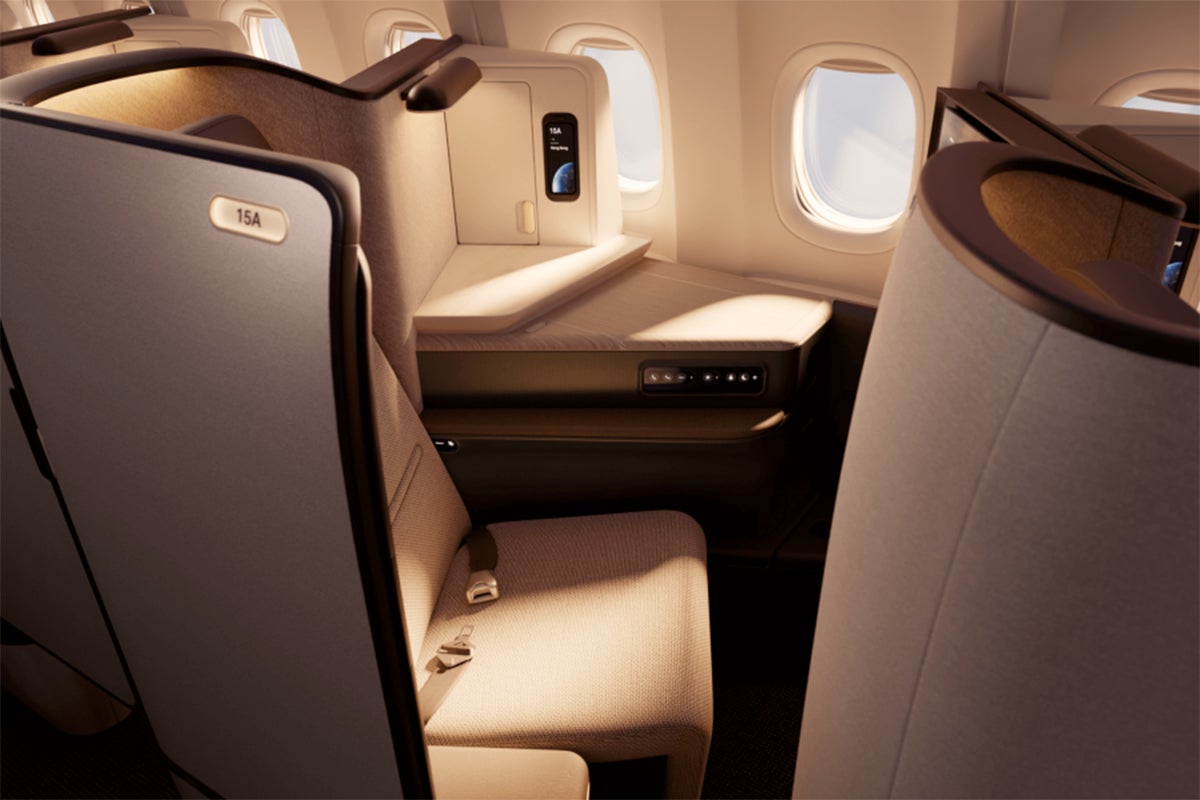 Cathay Pacific Aria Suites seat