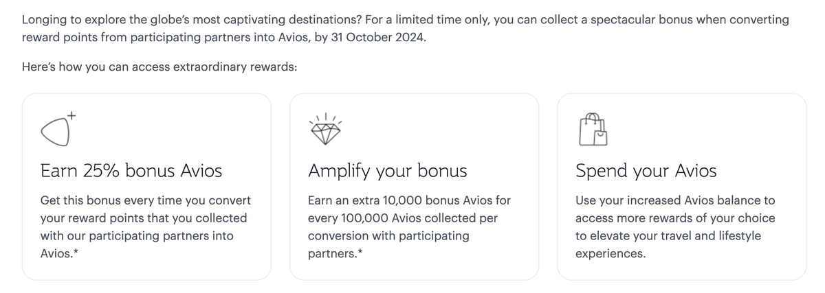 Convert reward points into Avios Qatar Airways