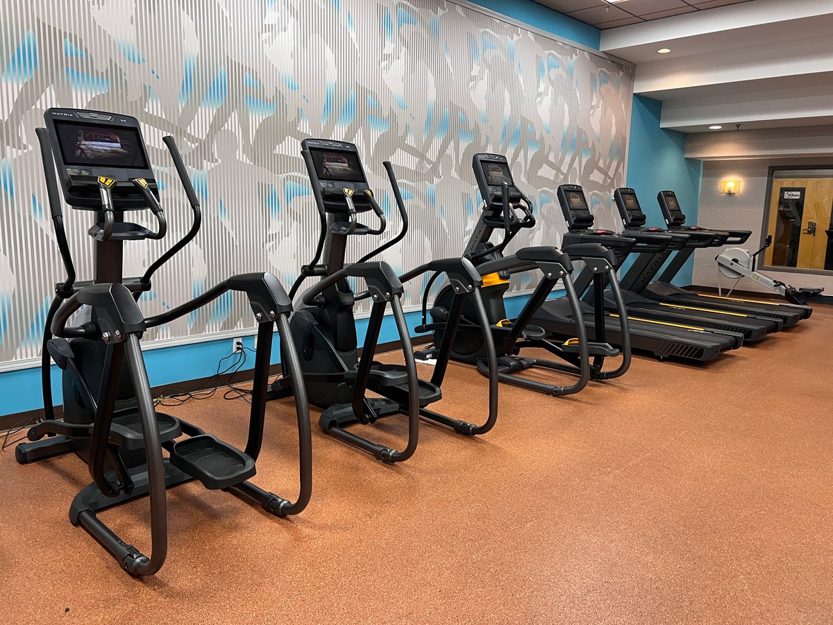 Crowne Plaza Suites MSP Airport Mall of America fitness center elliptical and treadmills