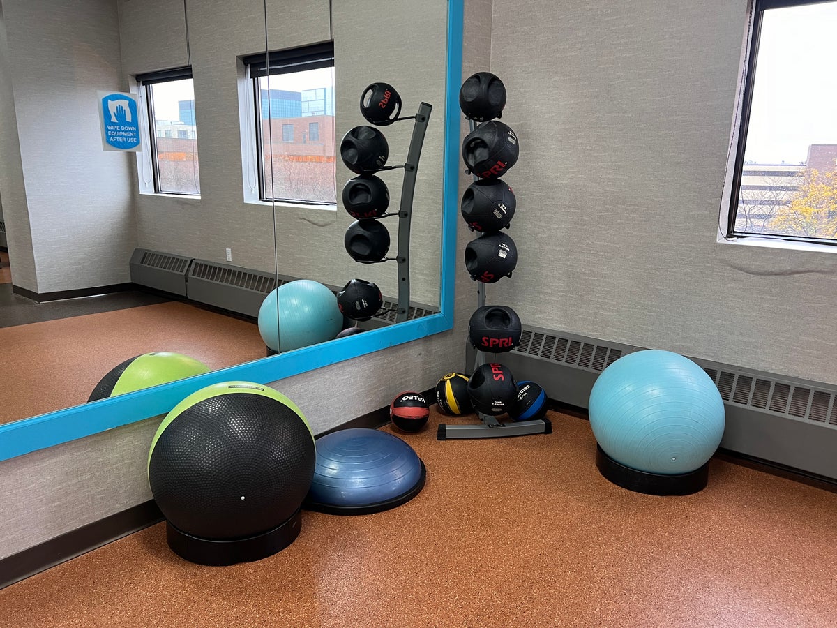 Crowne Plaza Suites MSP Airport Mall of America fitness center yoga equipment