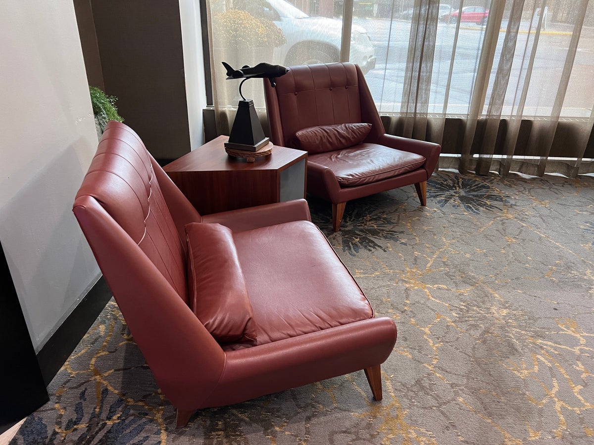 Crowne Plaza Suites MSP Airport Mall of America lobby armchairs