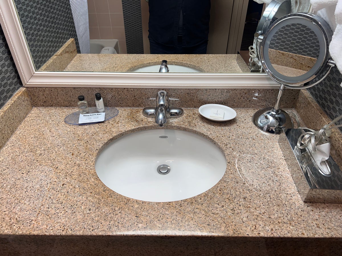 Crowne Plaza Suites MSP Airport Mall of America room vanity top