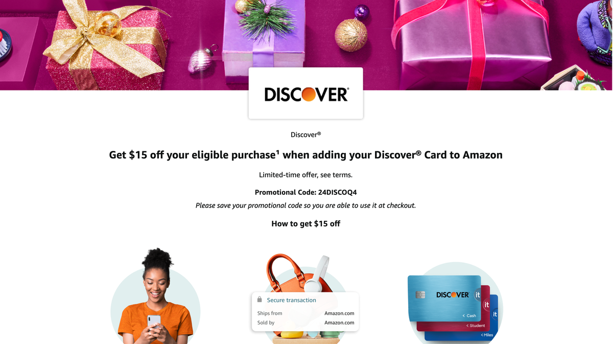 Discover 15 Back Amazon Screenshot