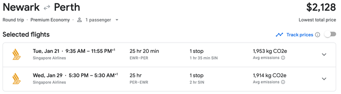 EWR PER cash rate
