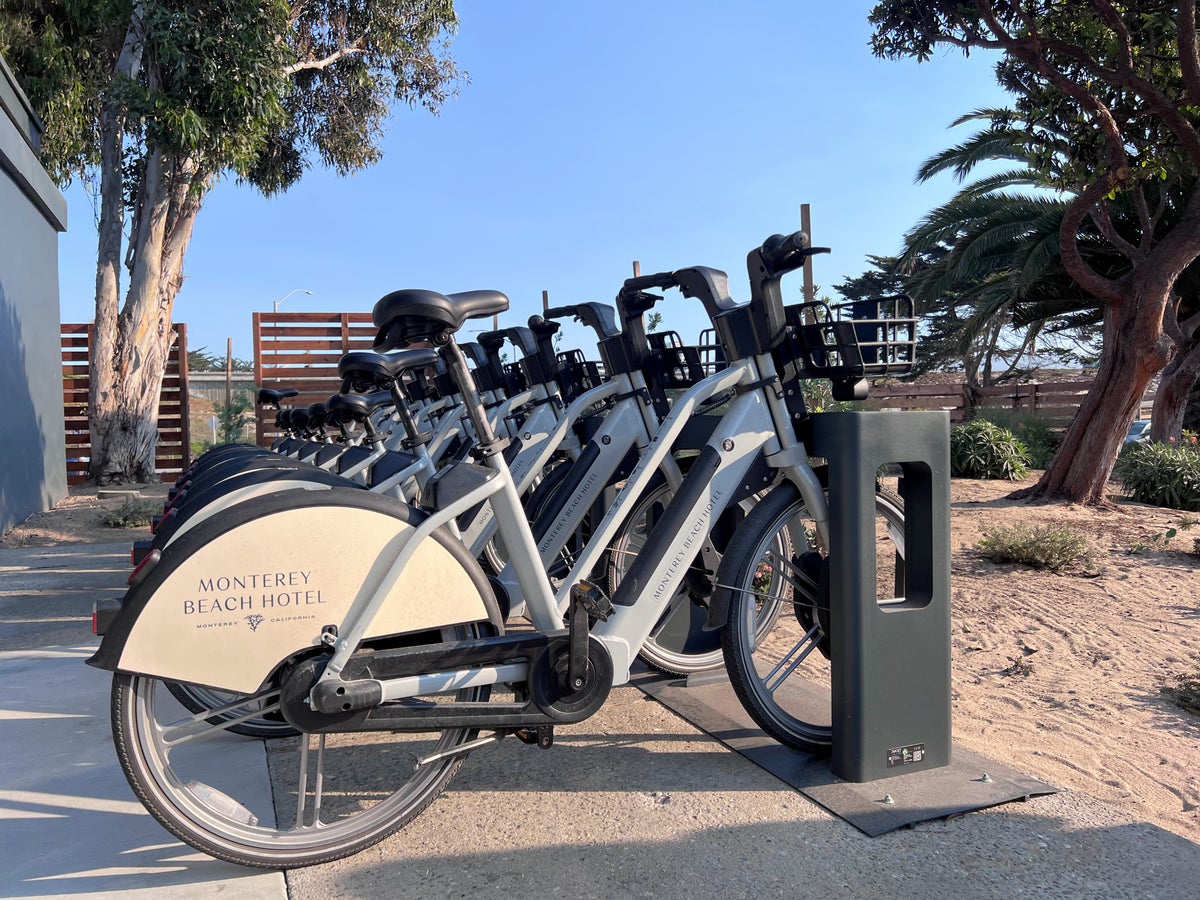 Ebikes at Monterey Beach Hotel