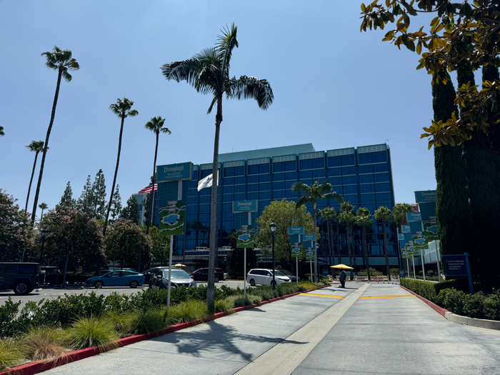 Entrance to Disneyland Hotel California Entrance to Disneyland Hotel California