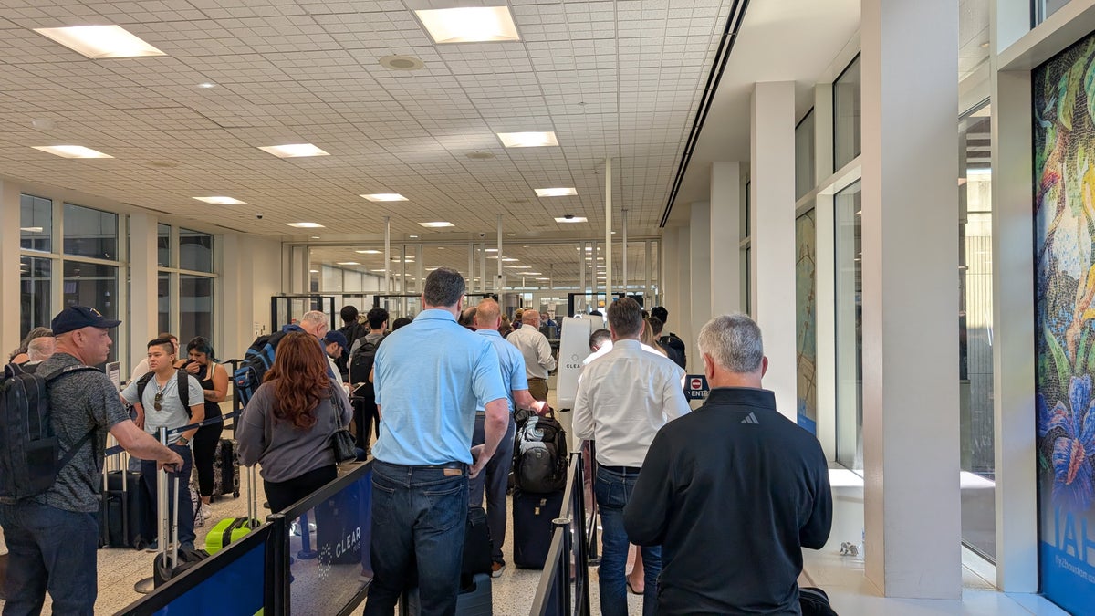 Frontier IAH to ONT Terminal A TSA PreCheck