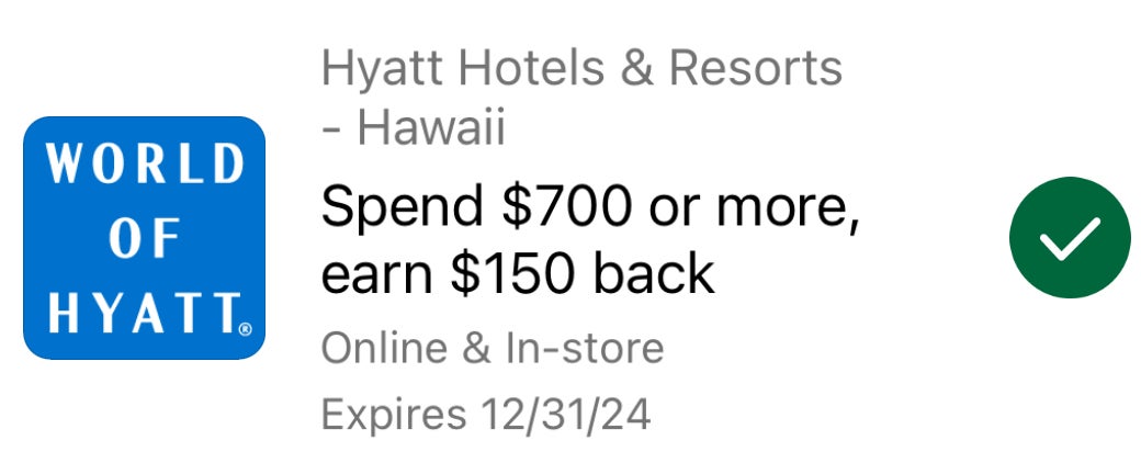 Hyatt Hawaii Amex Offer