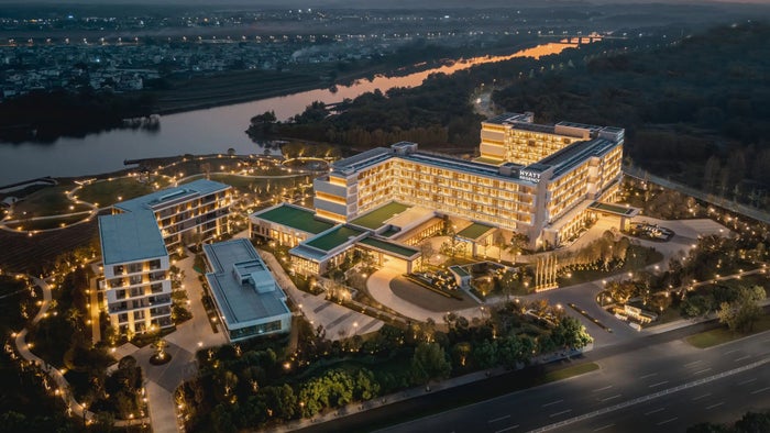 Hyatt Regency Huangshan Hengjiangwan Hyatt Regency Huangshan Hengjiangwan aerial view