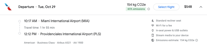MIA PLS Google Flights Cash Rate MIA PLS Google Flights Cash Rate