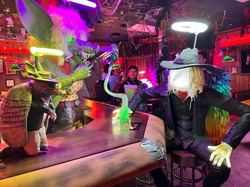 Meow Wolf Houston Cowboix Hevvven bar