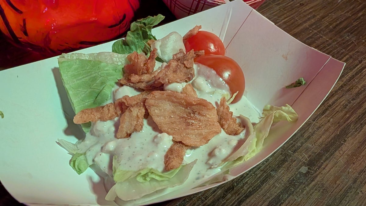 Meow Wolf Houston Cowboix Hevvven wedge salad