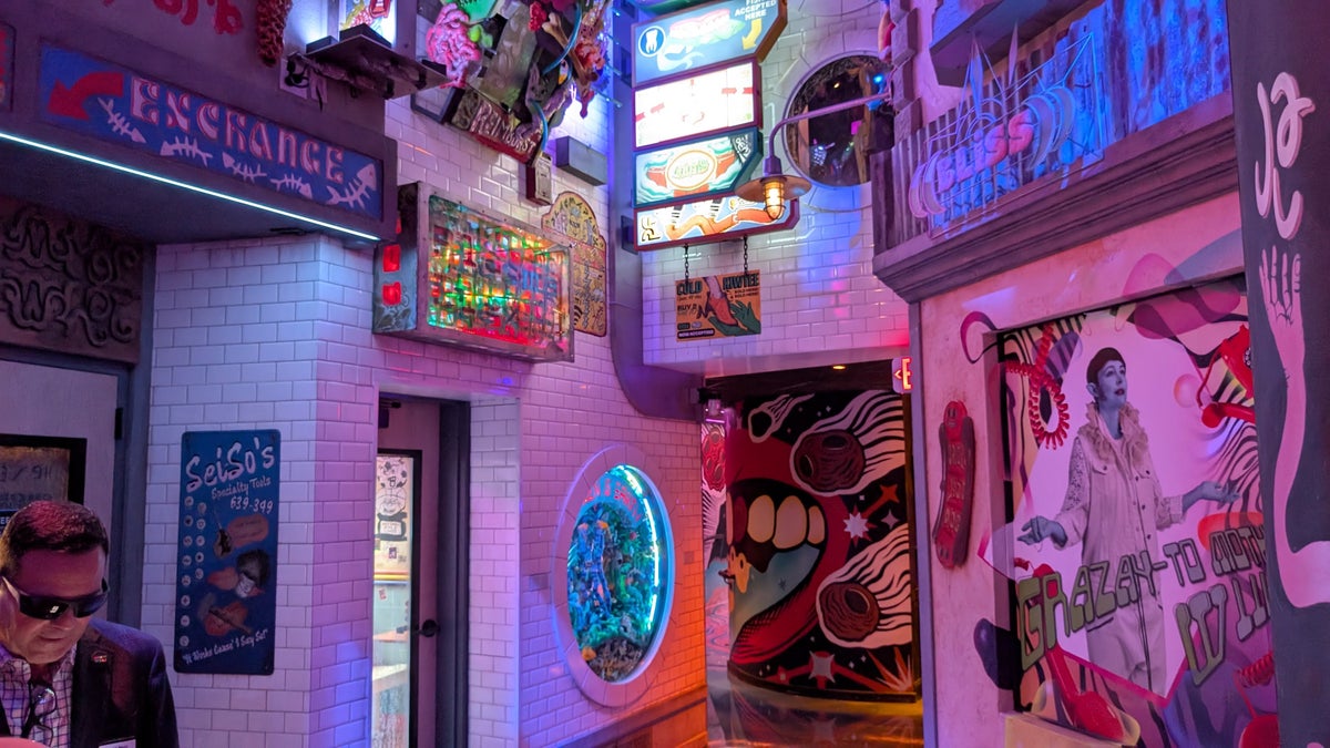 Meow Wolf Houston alley