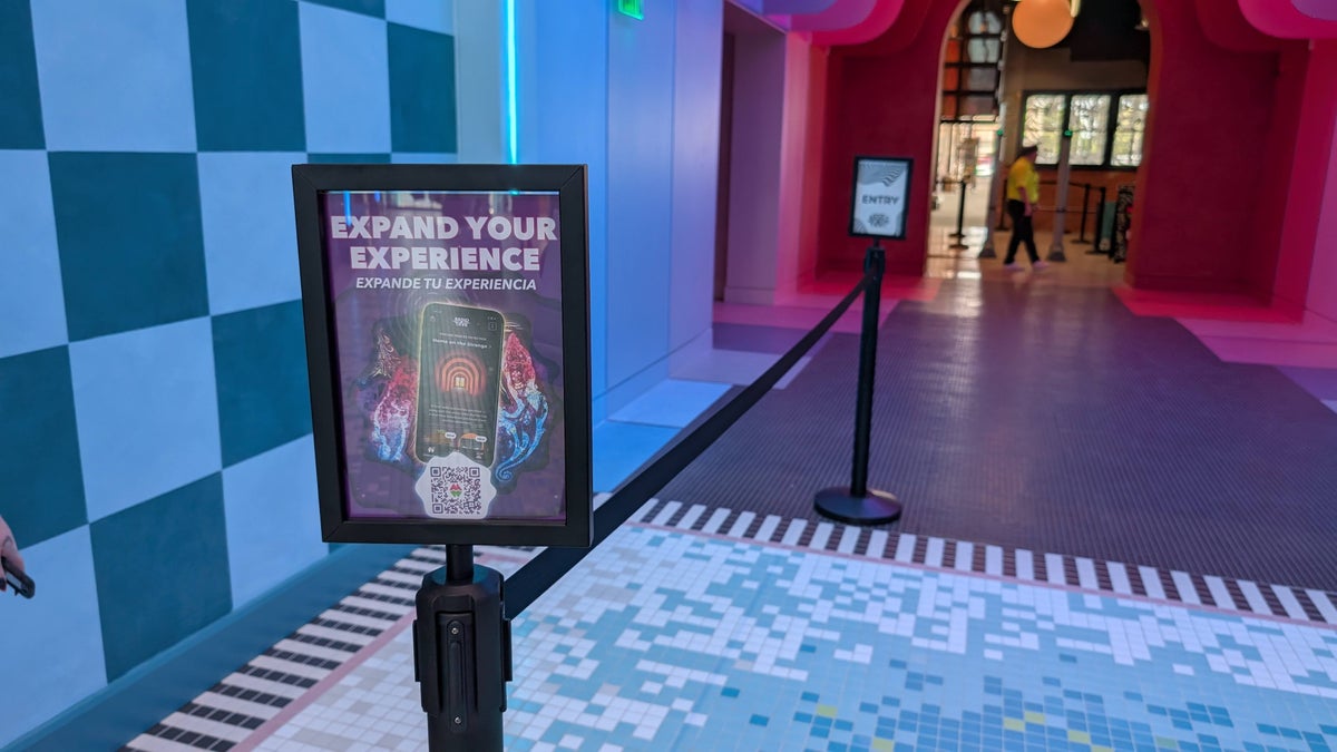 Meow Wolf Houston entrance app