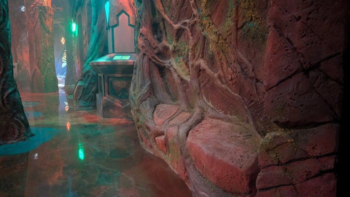 Meow Wolf Houston forest seating