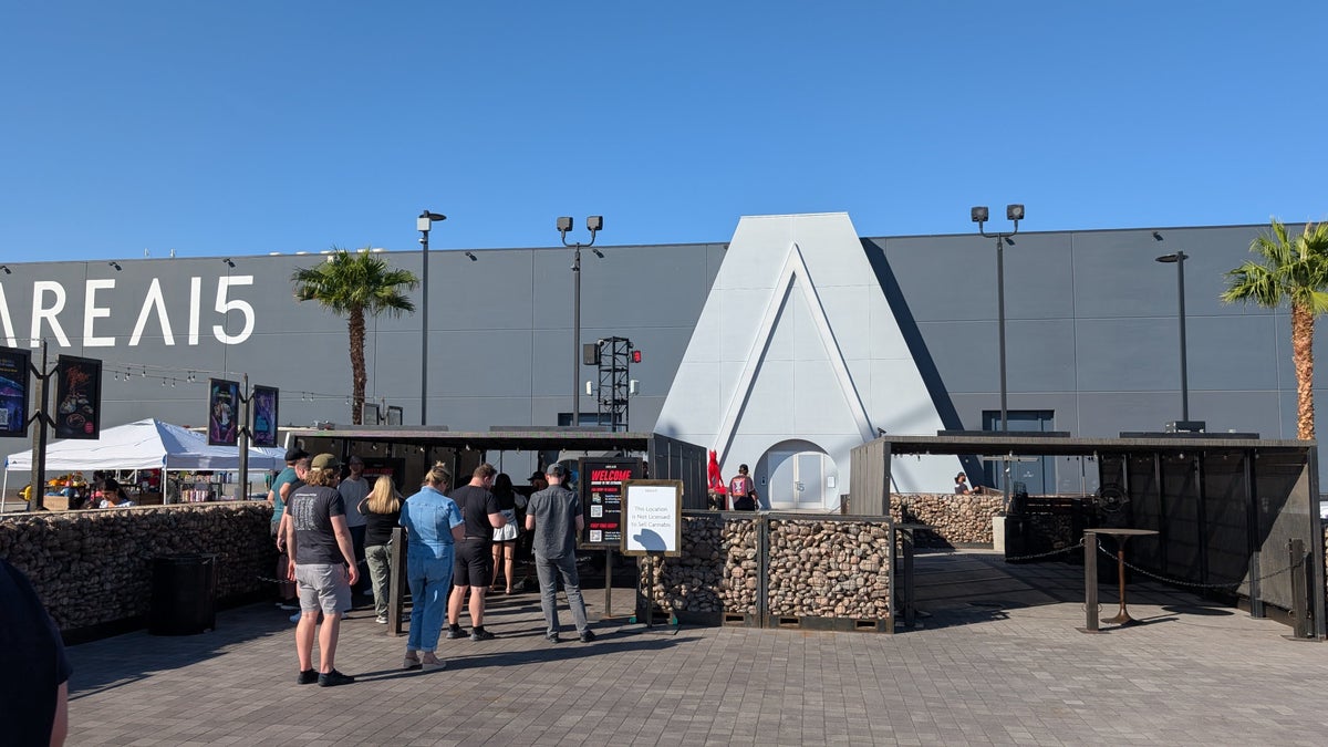 Meow Wolf Las Vegas Omega Mart Area 15 security entrance