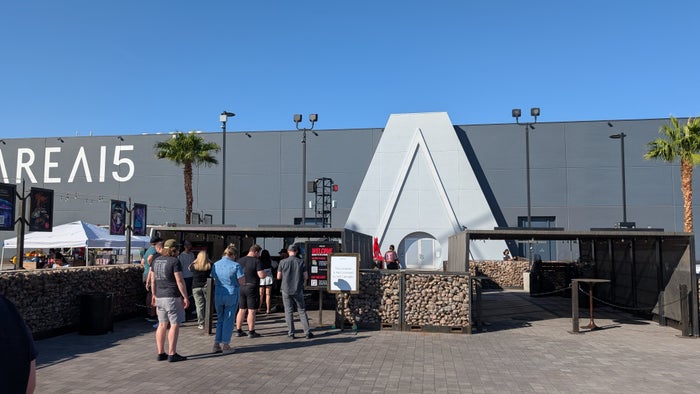 Meow Wolf Las Vegas Omega Mart Area 15 security entrance