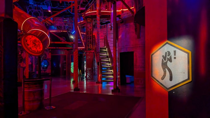 Meow Wolf Las Vegas Omega Mart Dramcorp factory floor