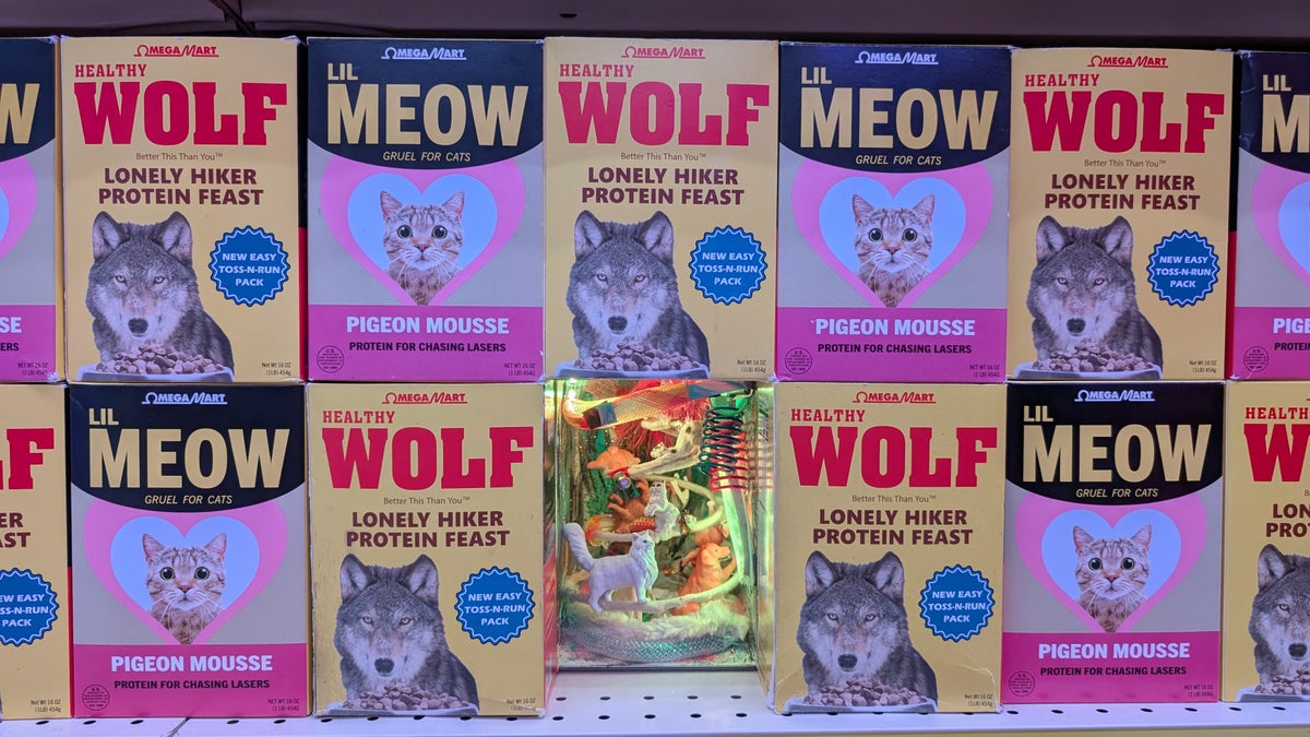 Meow Wolf Las Vegas Omega Mart MW products