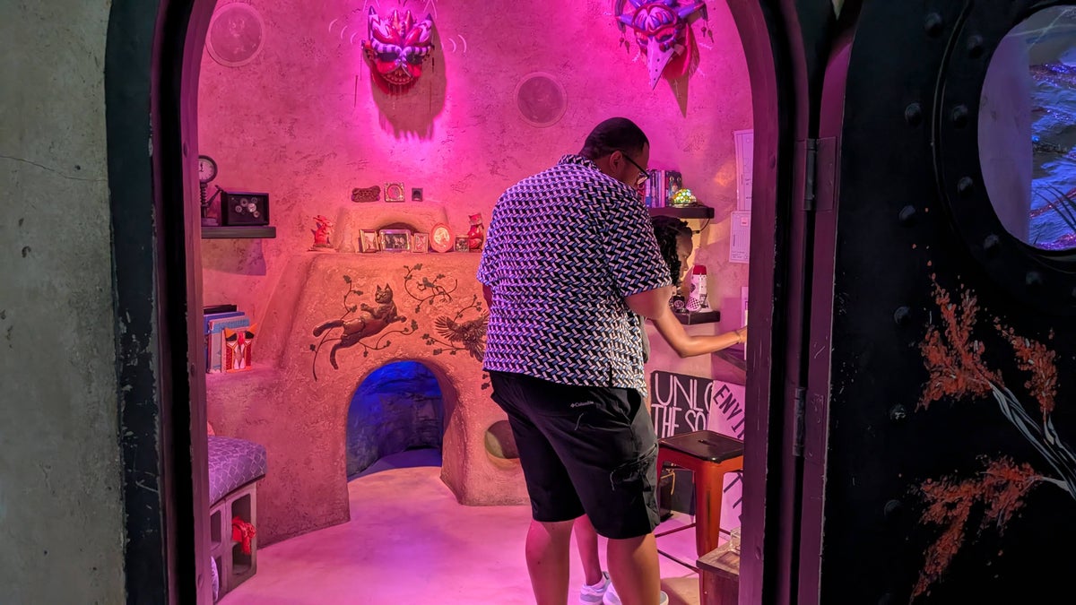 Meow Wolf Las Vegas Omega Mart Seven Monolith Village hut