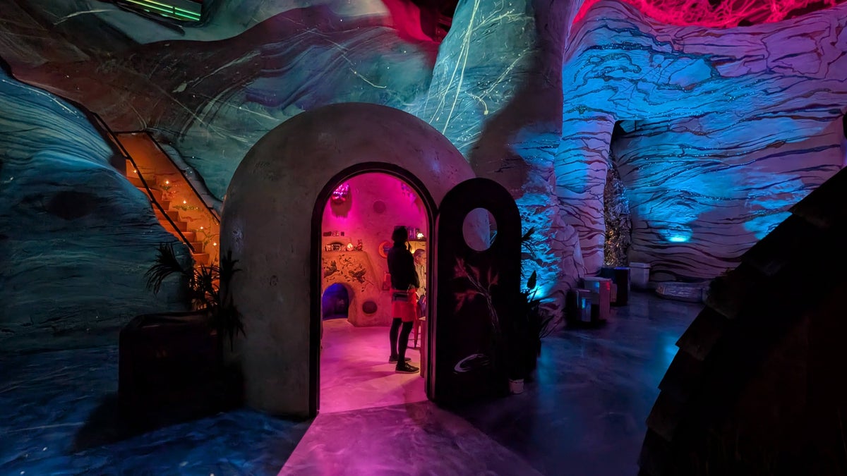 Meow Wolf Las Vegas Omega Mart Seven Monolith Village huts