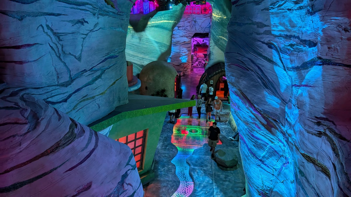 Meow Wolf Las Vegas Omega Mart Seven Monolith Village overlook