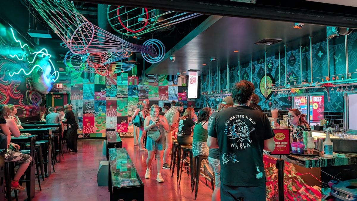 Meow Wolf Las Vegas Omega Mart checkout