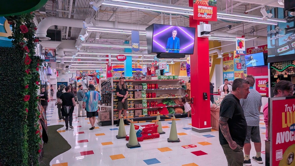 Meow Wolf Las Vegas Omega Mart grocery store