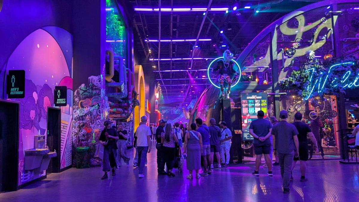 Meow Wolf Las Vegas Omega Mart inside Area 15