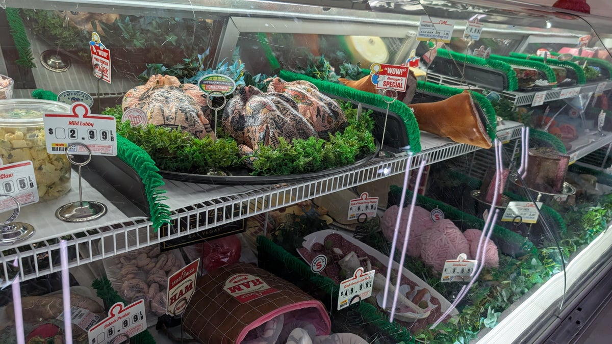 Meow Wolf Las Vegas Omega Mart meat case