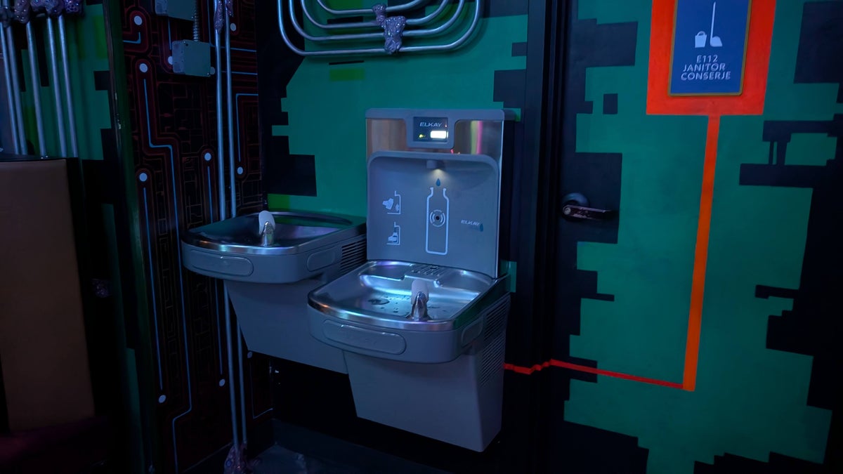 Meow Wolf Las Vegas Omega Mart water fountain