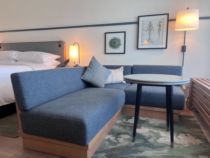 Monterey Beach Hotel guest room sitting area Monterey Beach Hotel guest room sitting area