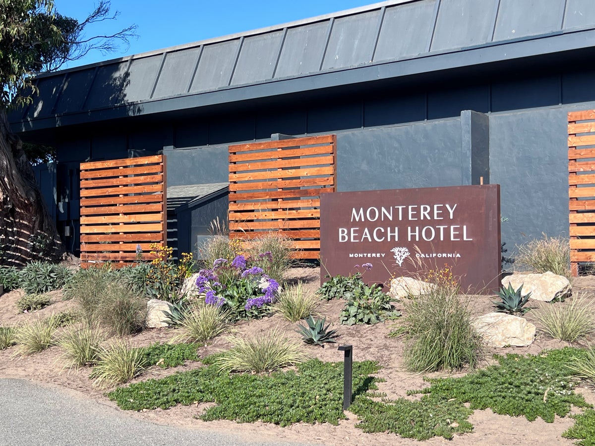 Monterey Beach Hotel sign