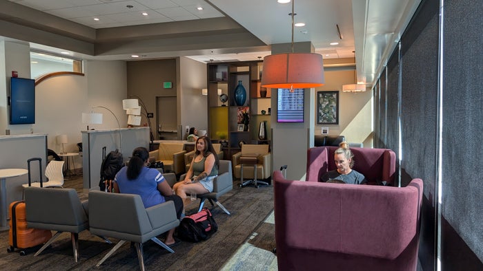 ONT Terminal 2 Aspire Lounge seating ONT Terminal 2 Aspire Lounge seating