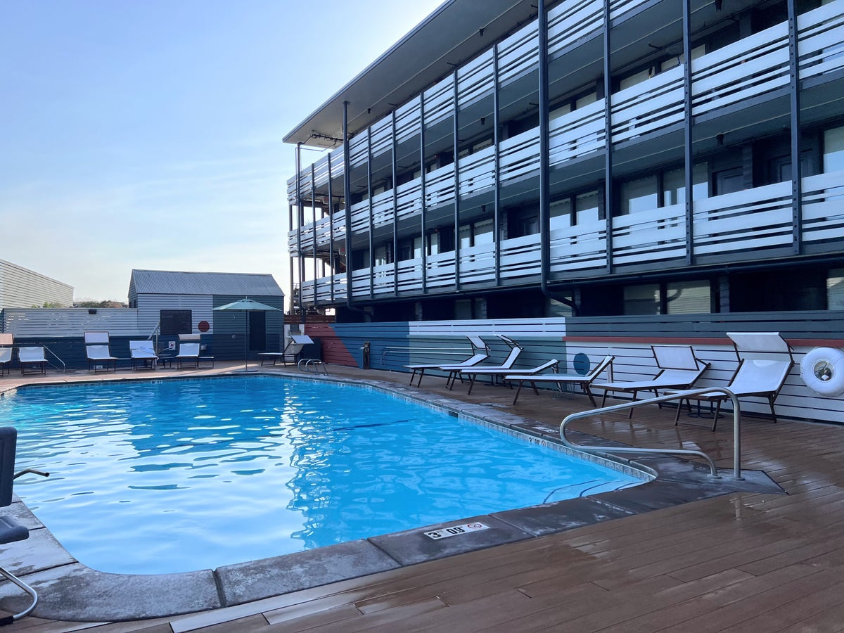 Outdoor pool at Monterey Beach Hotel