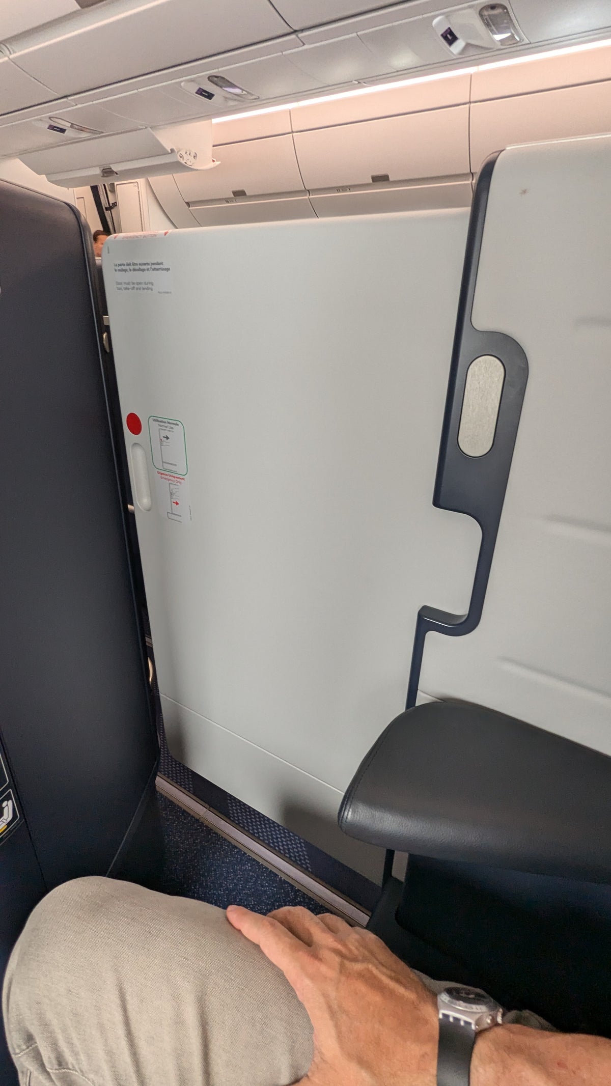 Air France A350 new business class suite door