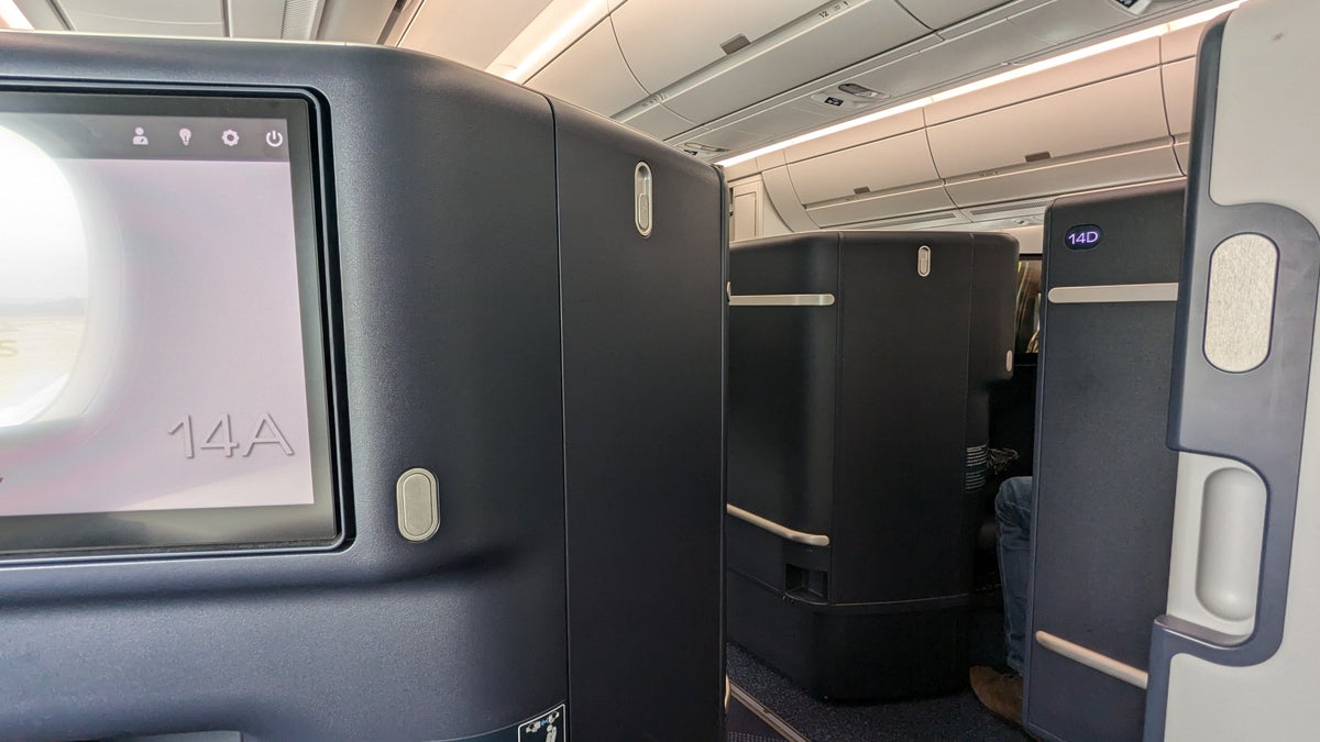 Air France A350 new business class seat 14A