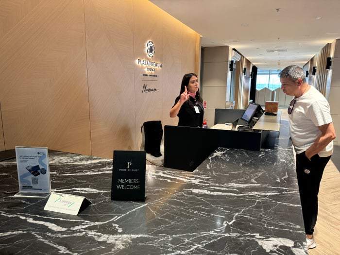 Plaza Premium Marmara Lounge SAW check in Plaza Premium Marmara Lounge SAW check in