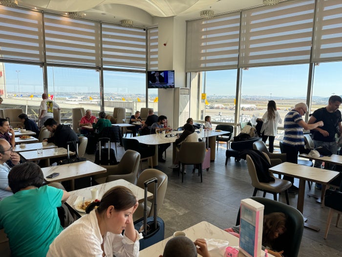 Plaza Premium Marmara Lounge SAW dining area Plaza Premium Marmara Lounge SAW dining area